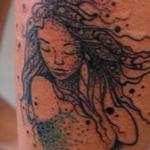 Tattoos - Stipple Mermaid - 134734